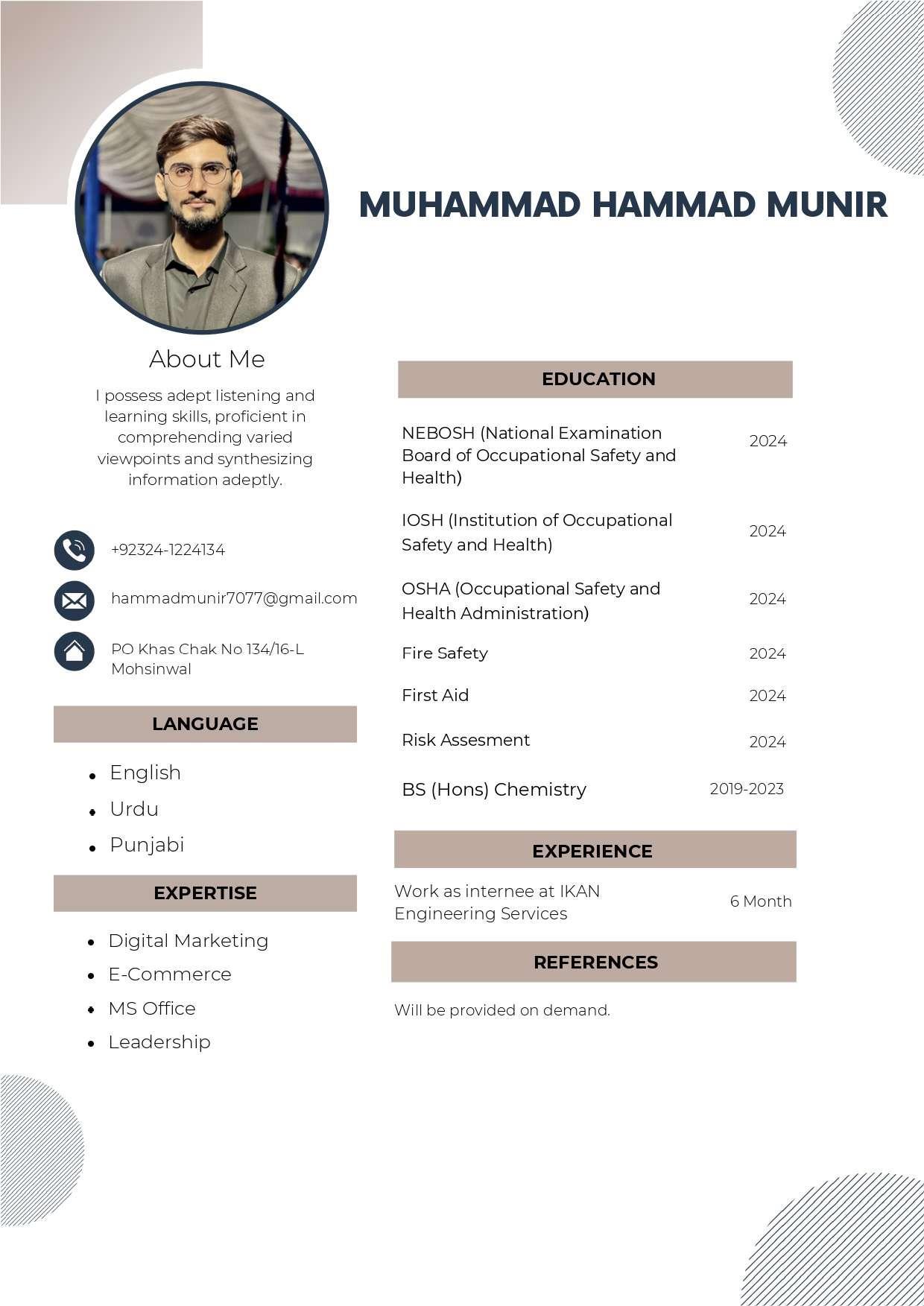 MUHAMMAD HAMMAD MUNIR